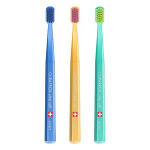 lot 10096 image: Curaprox CS Smart Toothbrush, Mixed Colors, 3-Pack, Swiss Made