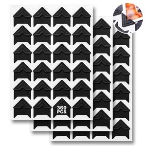 lot 10102 image: 360 Pcs Photo Corners Self Adhesive, Scrapbooking Photo Mounting Corners, Black Photo Mounting Corners for DIY Scrapbook, Photo Album, Memory Books, Picture Frames by CHIALLCO