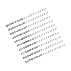 lot 10121 image: uxcell 1mm Diamond Twist Drill Bits High Speed Steel for Glass Sea Shells Stone Tiles 10 Pcs