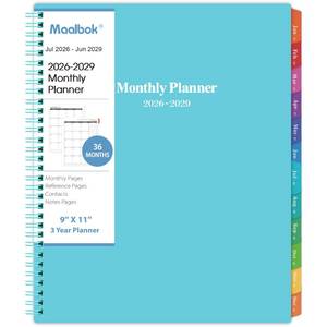lot 10128 image: 2026-2029 Monthly PlannerCalendar - 3 Year Monthly Planner 2026-2029