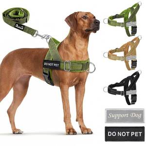 lot 10176 image: SlowTon No Pull Dog Harness and Leash Set - Heavy Duty, Soft Paddeda