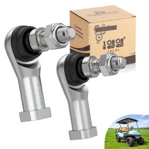 lot 10217 image: 10L0L 2 Pack Ball Joint Tie Rod End Kit 102022601 102288301 Replacement for Club Car Precedent 2004-up & Tempo 2018-up Golf Cart