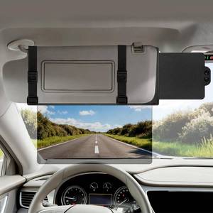 lot 10239 image: Veharvim Sun Visor Extender for Car (Polarized, UV400, PC Lens, Side Sunshade, Straps&Adjusters), Car Visor Extender Sun Blocker, Visor Extender Attachment, Anti-Glare for Safe Driving(Driver Side)