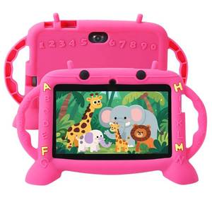 lot 11633 image: MengDash Kids Tablet,Android 11 Tablet for Kids 2-10 3GB RAM32GB ROM (Red)