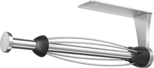 lot 11662 image: Paper Towel Holder Under Cabinet with Damping Effect, Single-Hand Operable