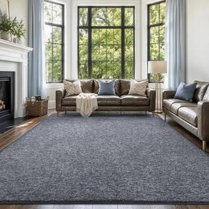 lot 11665 image: 6x9 Large Grey BlueWhite Area Rug Non-Slip Washable for Living Room