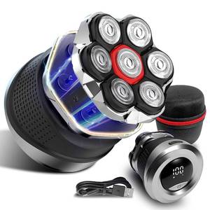 lot 12219 image: ordele Electric Shavers for Men,7D Bald Shaver,Magnetic Heads,IPX6��Black��