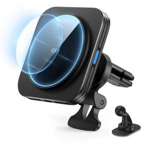 lot 12284 image: ESR for MagSafe Car Mount Charger for iPhone Duo18 Pro17-12, Samsung S26