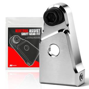 lot 12286 image: Rogierra EZ Neutral Shift Assist Kit Compatible with Harley-Davidson Twin Cam Models, Touring Road Glide, Road King, Street Glide, Electra Glide, Dyna & Softail, Chrome (Chrome)