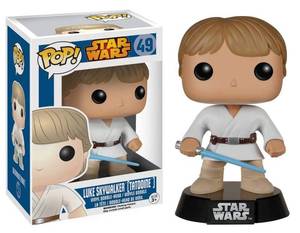 lot 12295 image: Funko POP Star Wars Luke Skywalker Tatooine Bobble Head Vinyl Figure