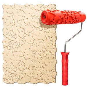 lot 12336 image: Nichiyo 7 Textured Paint Roller Pattern for Drywall Wall Decor