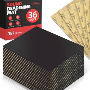 lot 13914 image: AggSound Car Sound Insulation Foam Mat 36 sqft