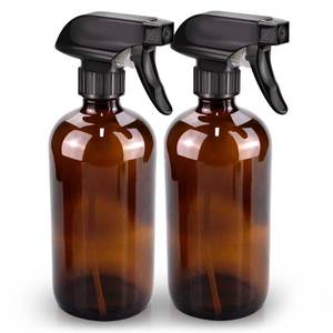 lot 13920 image: Bontip Glass Spray Bottle 16 oz 2-Pack Amber