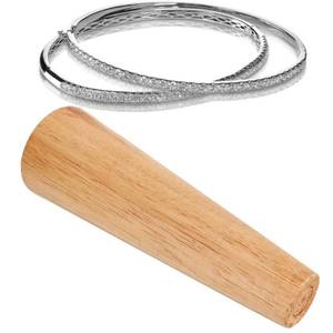 lot 14356 image: Wooden Bracelet Mandrel for Jewelry Making