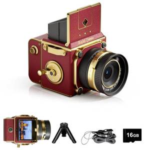 lot 14387 image: Digital Camera 64MP 2.7K Vintage Red