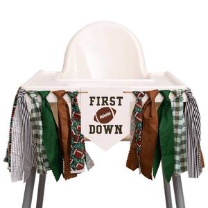 lot 14391 image: CIEQR Football First Down High Chair Banner