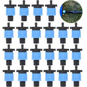lot 14404 image: Bandelt 60-Pc 58 Drip Tape Connectors 14 Barb