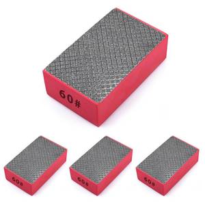 lot 14407 image: EGOFIX 4pc Diamond Hand Polishing Pads 60# Grit