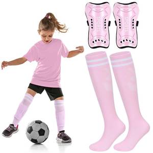 lot 17839 image: Syhood Kids Soccer Shin Guards with Socks, M Size