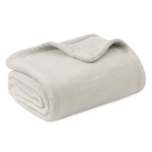 lot 17853 image: Bedsure Fleece Blanket Queen 280GSM Beige