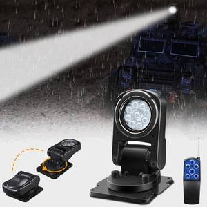 lot 17878 image: LuxBang Remote LED Spot Light 45W 12V 24V  Retail $139.99