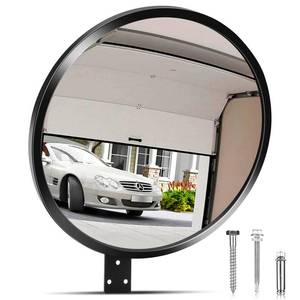 lot 17881 image: 12 Acrylic Convex Mirror with Adjustable Bracket
