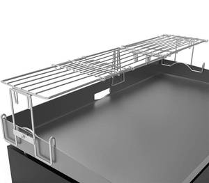 lot 17888 image: BBQ777 Universal Griddle Warming Rack 17-36 Inch