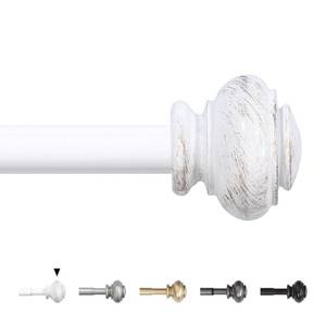 lot 17899 image: H.Versailtex Adjustable Curtain Rod 34in 16.2-121.8in