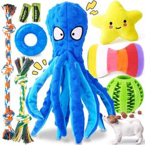 lot 18003 image: KIPRITII 9-Piece Puppy Toy Set for Small Dogs