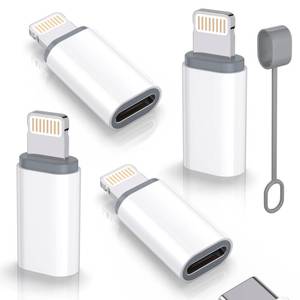 lot 18010 image: Thousover USB-C to Lightning Adapter 4-Pack MFi
