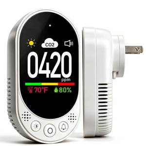 lot 18020 image: VETOUCH Plug-in CO2 Detector with Air Quality Monitor