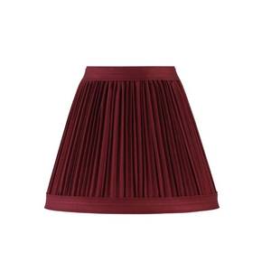 lot 18033 image: Aspen Creative Pleated Empire Chandelier Clip-On Lamp Shade