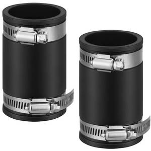 lot 18065 image: Pangda Flexible TPE Coupling with Stainless Steel Clamps 1-12