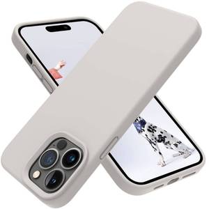 lot 18073 image: OTOFLY Silicone Case for iPhone 14 Pro Max, Stone