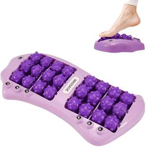 lot 19052 image: solfree Foot Roller Massager for Plantar Fasciitis Pain Relief, Large Size Under Desk Feet Massage, Manual Acupressure Tool, Eases Pain & Cold Feet, Boosts Circulation, Portable & Washable