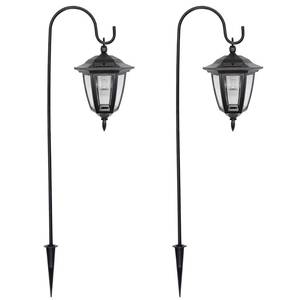 lot 19057 image: MAGGIFT 34 Inch Solar Hanging Lights Outdoor, 2 Pack