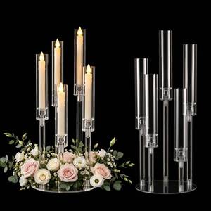 lot 19071 image: 2PCS Acrylic Candelabra Centerpieces for Tables,
