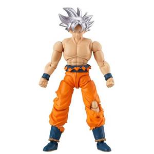 lot 20320 image: Bandai Namco - Dragon Ball Super - Goku Ultra Instinct, Dragon Ball Evolve 5 Action Figure(Broken Arm)