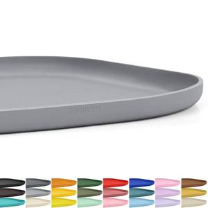 lot 20346 image: SMILOOL Waterproof Silicone Pet Food Mat with Raised Edge for Dog & Cat