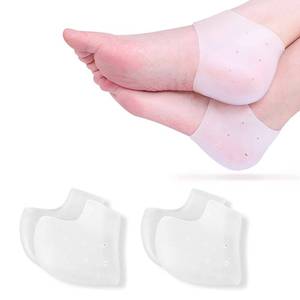lot 20358 image: Silicone Heel Protectors, 2 Pairs Gel Heel Pads Cushion