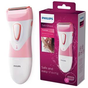 lot 20382 image: Philips SatinShave Essential Women��s Wet & Dry Electric Shaver for Legs & Body, Cordless, with Hypoallergenic Foil, HP630650