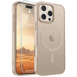 lot 20397 image: SUPFINE Magnetic for iPhone 16 Pro Case Desert Gold