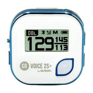 lot 20399 image: GOLFBUDDY Voice 2S Talking GPS Rangefinder, Clip on Hat Golf Navigation, Slope Mode onOff, 18 Hours Battery Life, Shot Distance Measurement, Preloaded with 40,000 Courses Worldwide (Blue)