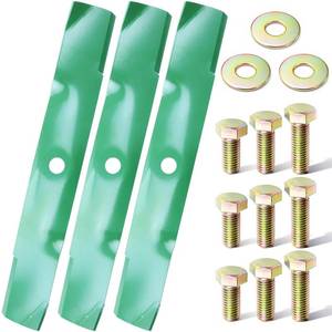 lot 20401 image: POSEAGLE M145476 Lawn Mower Blades for John Deere 48 inch Mower Blades