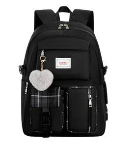 lot 20415 image: Acmebon Girl Roomy Fashion Laptop Backpack Casual Daily Backpack for Women Black