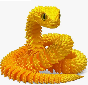 lot 8110 image: SGYYSG 3D Printed Snake Fidget Toy, Articulated Animal Stress Relief