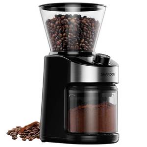 lot 1012 image: SHARDOR Burr Coffee Bean Grinder, 32 Settings, 40-Second Timer, Black