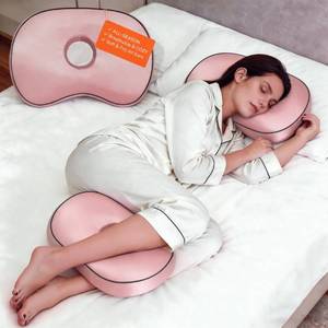 lot 1020 image: Nockovi 4.5 Hole Piercing Pillow for Side Sleepers, Ear Pain & CNH Relief
