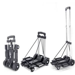 lot 1029 image: Folding Hand Truck Lightweight Trolley,4 Wheels Small Utility Dolly Cart