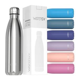 lot 1034 image: WATERSY Stainless Steel water bottles,17oz500ml Insulated Water Bottle